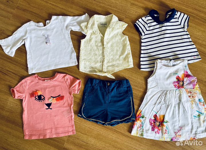 Вещи пакетом на девочку 92 (zara, hm,next)