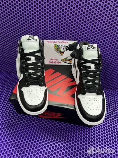 Air Jordan 1 Retro High Black White р.37-41