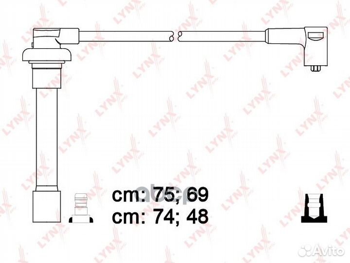 Провода высоковольтные honda accord/civic -01