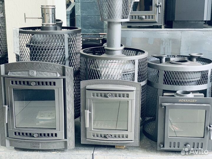 Печь дровяная для бани