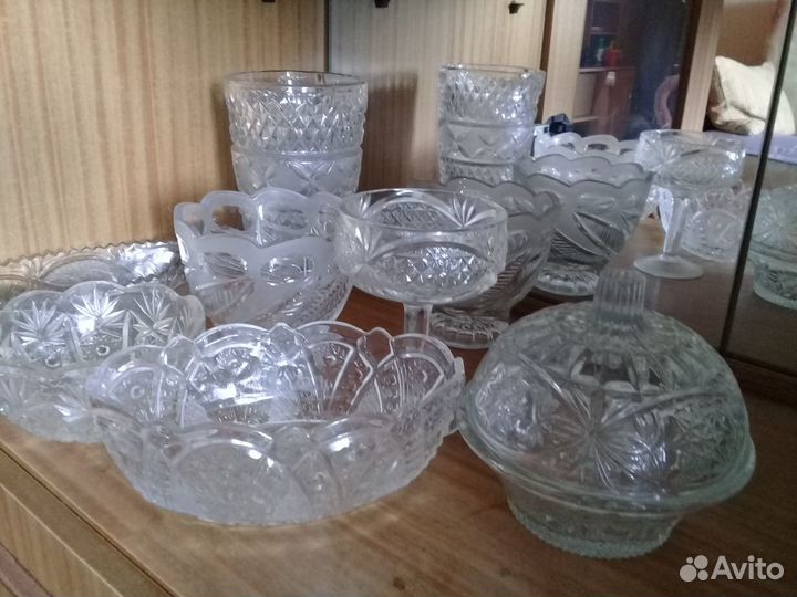 Салатник хрустальный