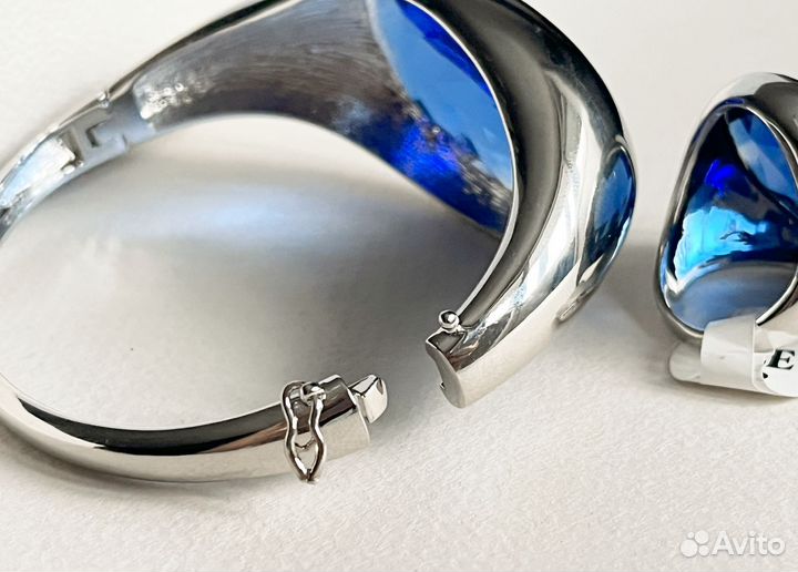 Акцентный комплект кольцо и браслет