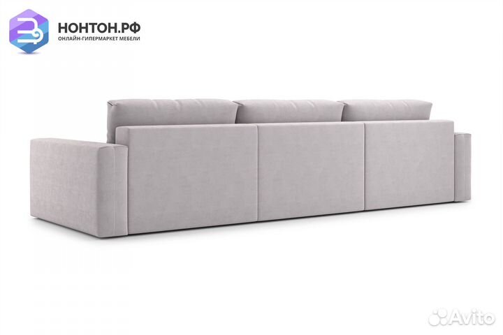 Диван тик-так Монарх 3-х местный бежевый