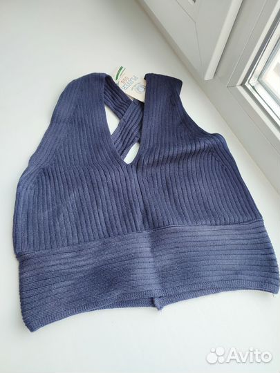 Кроп топ в рубчик