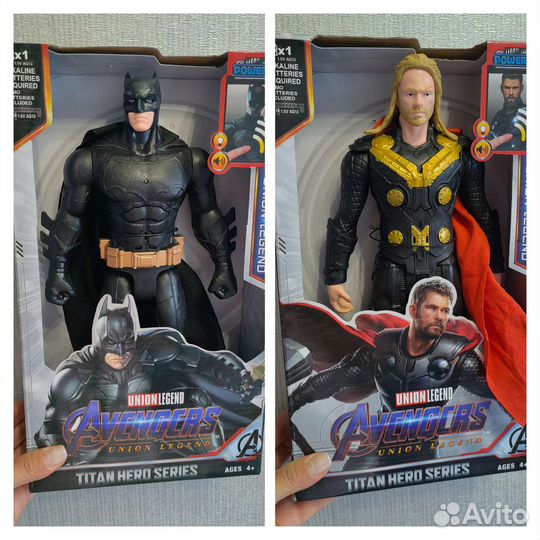 Огромные супергерои Бэтман Человек паук