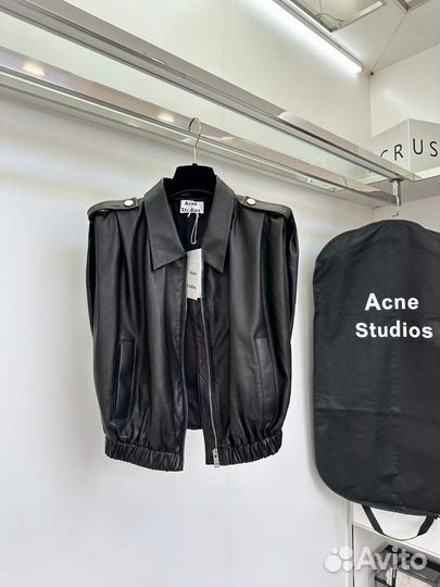 Кожаный жилет Acne studios