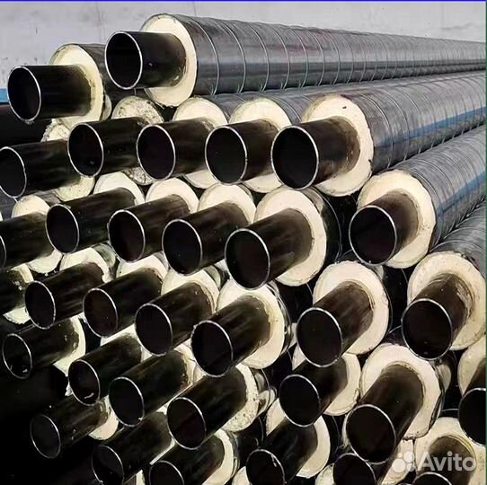 Труба в изоляции ППУ-оц 57х3,5 мм/125 мм