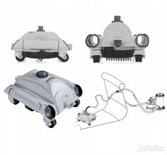 Подводный робот пылесос для бассейна 28001 Intex