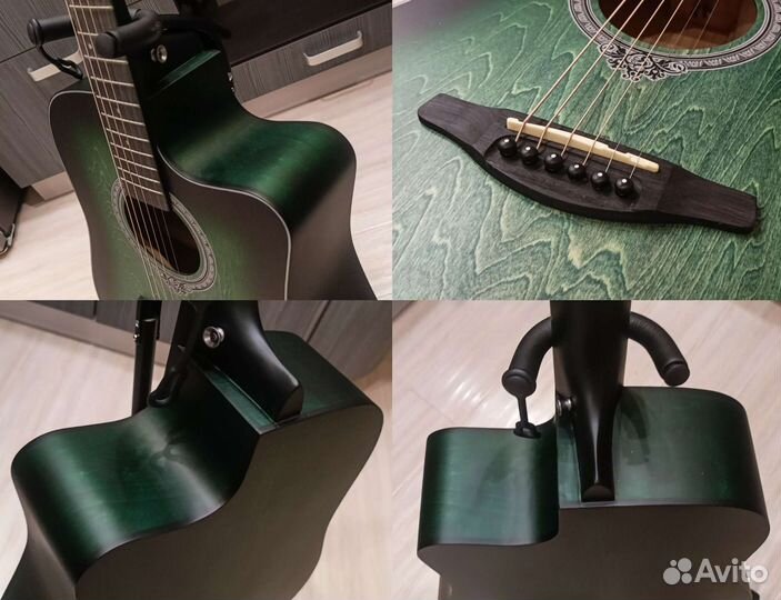 Акустическая Гитара Дредноут (Новая) + Чехол BM