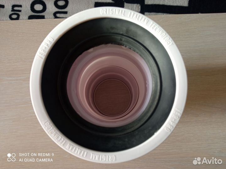 Гофра для унитаза армированная 230-440 мм