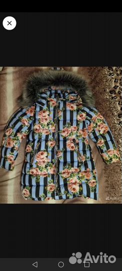 Зимнее пальто для девочки