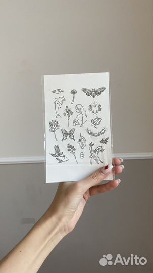 Переводные тату из сока фрукта