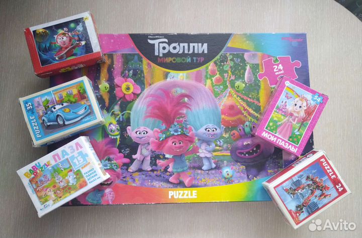 Пазлы разные