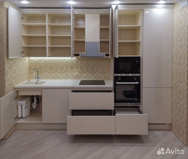 Прямая кухня на заказ под ключ