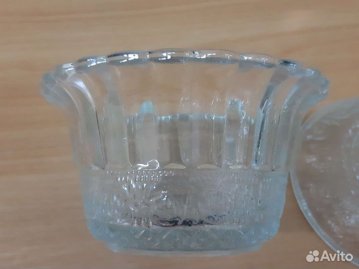 Сахарница стекло СССР
