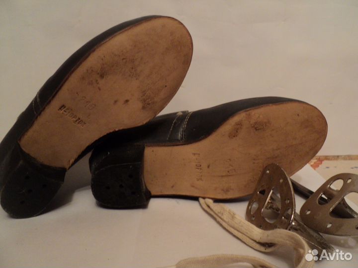 Старые советские коньки с ботинками. RRR