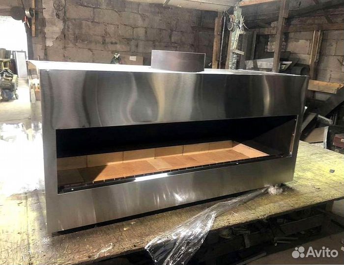 Мангал для кафе кирпичный с куполом