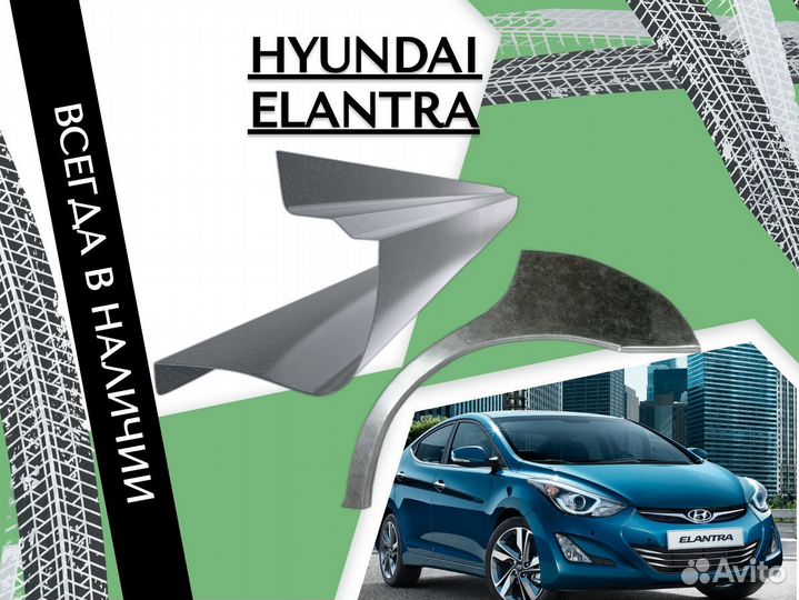 Задняя арка Hyundai Elantra 4 HD Кузовные ремонтные