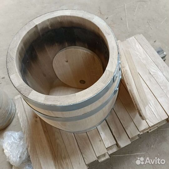 Деревянная кадка, кадки дубовые для солений