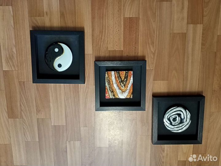 Картины из стекла