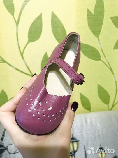 Туфли детсткие кожаные СССР 70-х годов