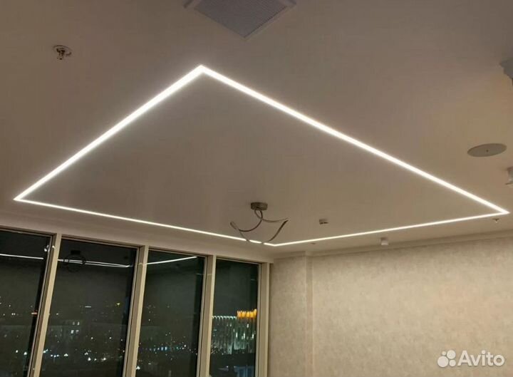 Натяжные потолки от производителя под ключ