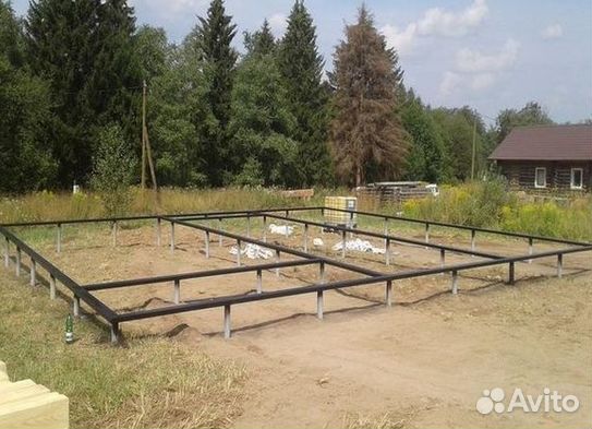 Винтовые сваи для беседки