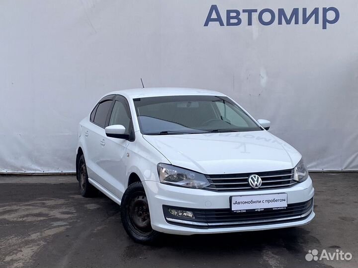 Volkswagen Polo 1.6 AT, 2015, 135 498 км