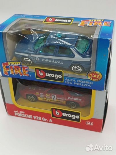 Коллекционная модель 1:43 Burago Alfa Romeo 156