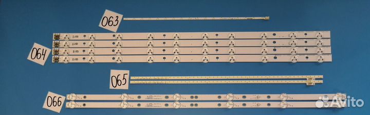 Новые LED полоски для ремонта тв 063-066