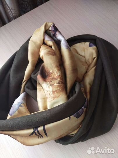 Комплект шапка и снуд женский