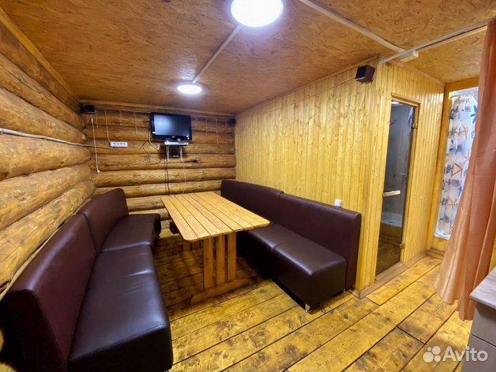 Русская баня на дровах