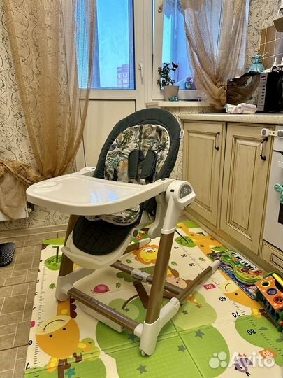 Стульчик для кормления 3в1, электрокачели, шезлонг