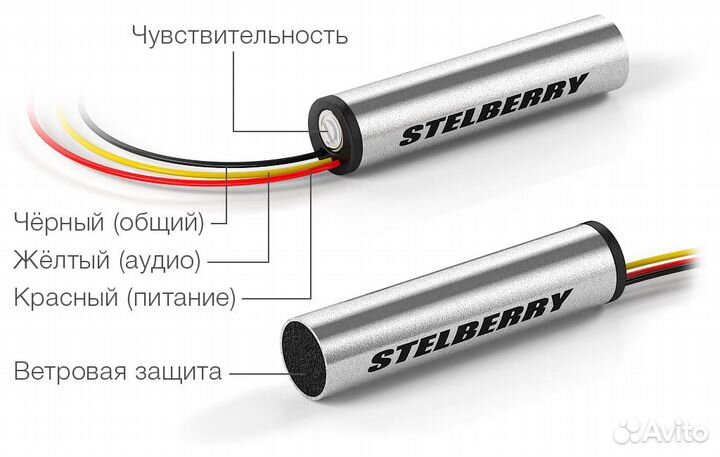 M-50 активный микрофон Stelberry