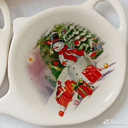 Новый набор подставок для чайных пакетиков 2шт