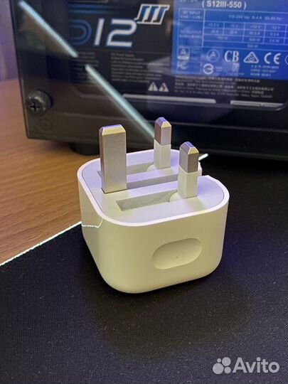 Адаптер Apple 20w, USB Type-C (английская вилка)