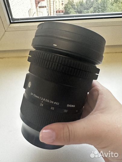 Объектив Sigma 24-70 Art 2.8 L-mount и фильтры