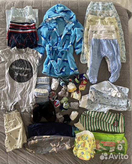 Вещи пакетом (до года)