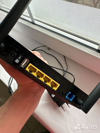 Роутер asus dsl n12u, adsl, 300mb, usb