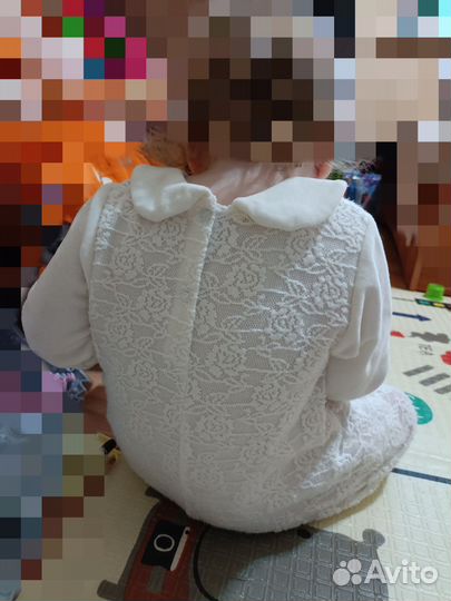 Платье праздничное, кружевное