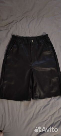 Кожаные шорты