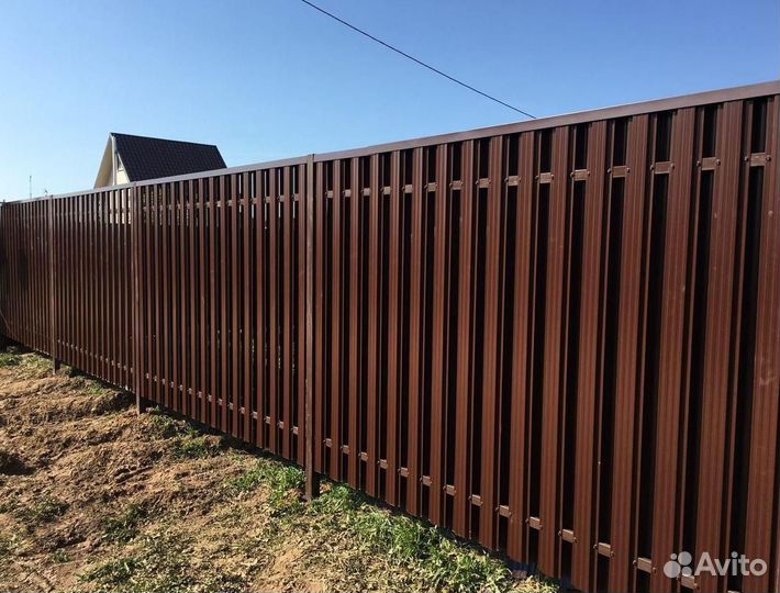 Металлический штакетник с доставкой