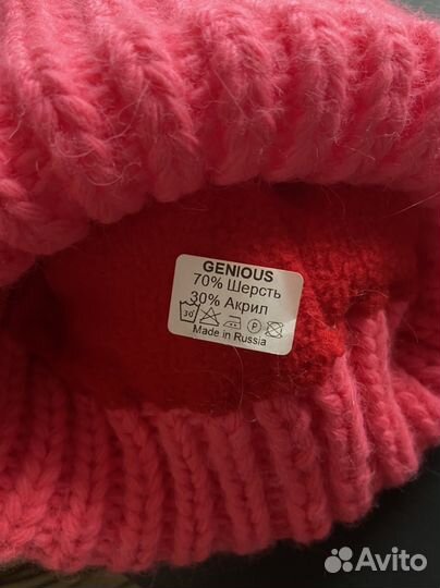 Комплект шапка и шарф новый