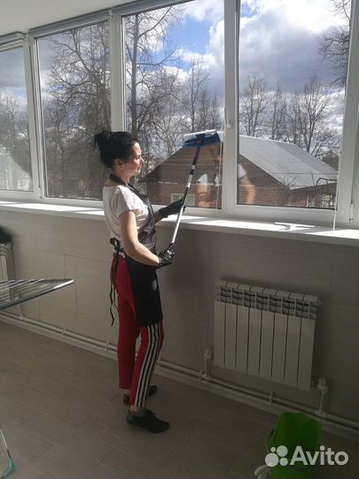 Уборка квартир, домов. Мойка окон