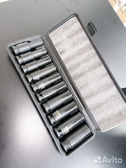 Набор головок ударных глубоких 1/2