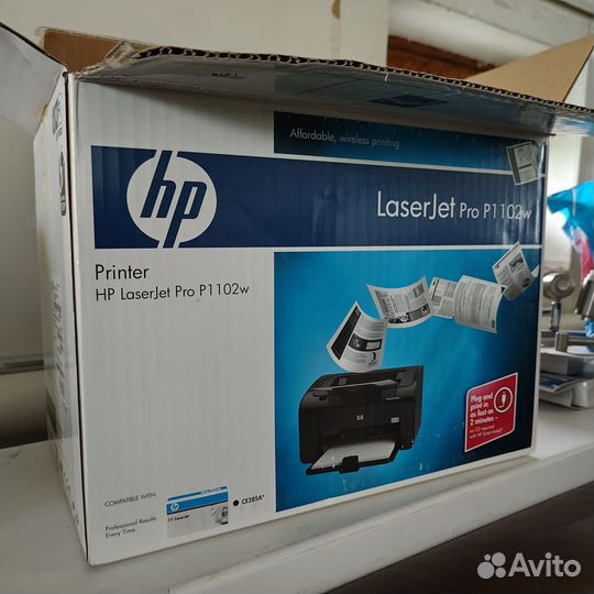 HP LaserJet Pro P1102w WiFi лазер черно-белый