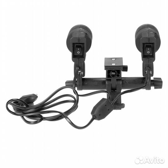 Патрон Meking E27 двойной с креплением для зонта