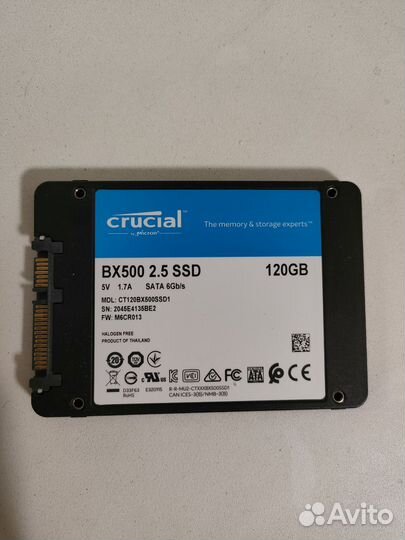 Ssd, 120гб, с активированной Windows системой