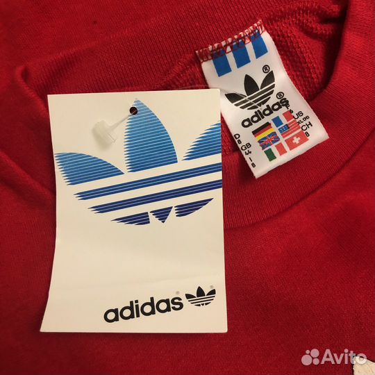 Винтажный свитшот Adidas made in West Germany