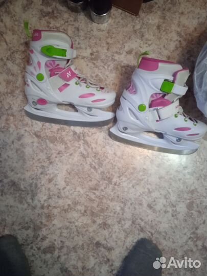 Коньки детские раздвижные 33 36